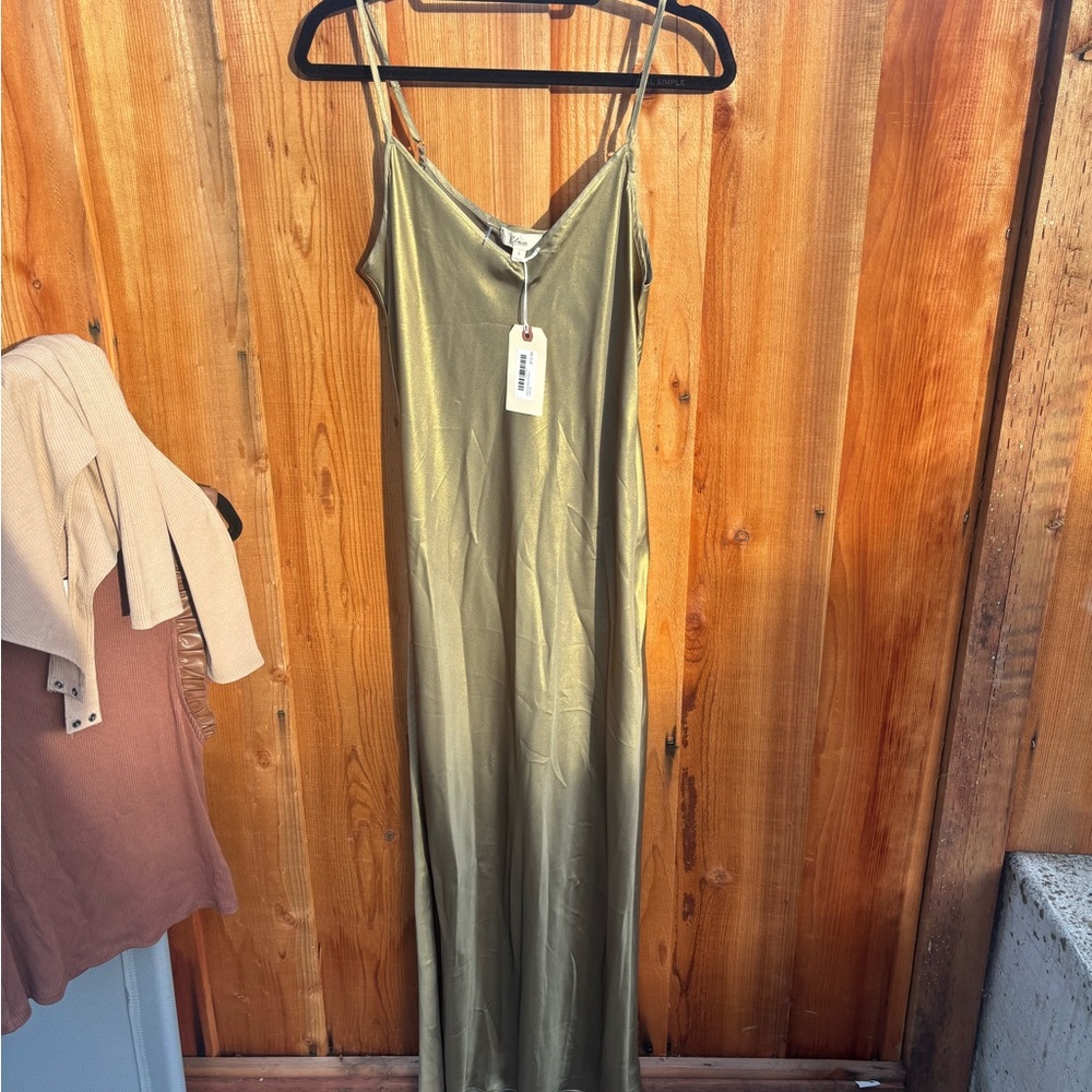 Elan Olive Maxi Dress